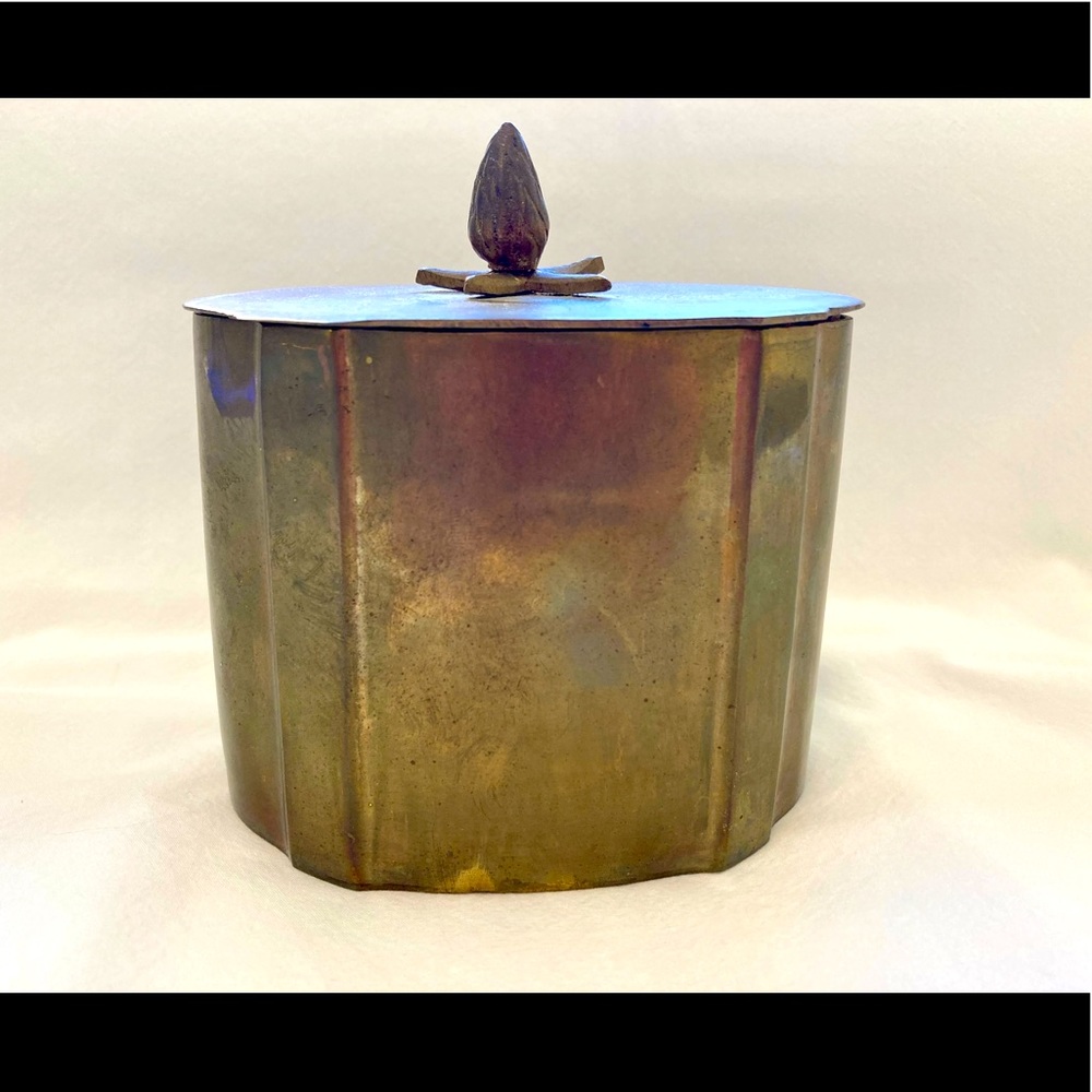 Solid Brass Tea Caddie